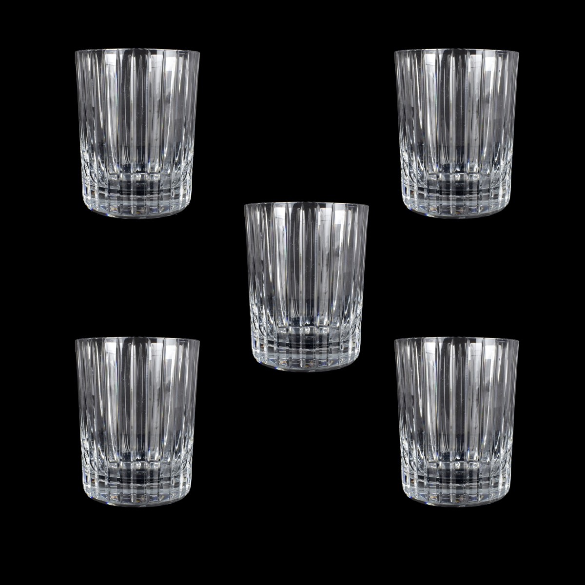 Baccarat "Harmonie" 17 Oz Flat Tumblers