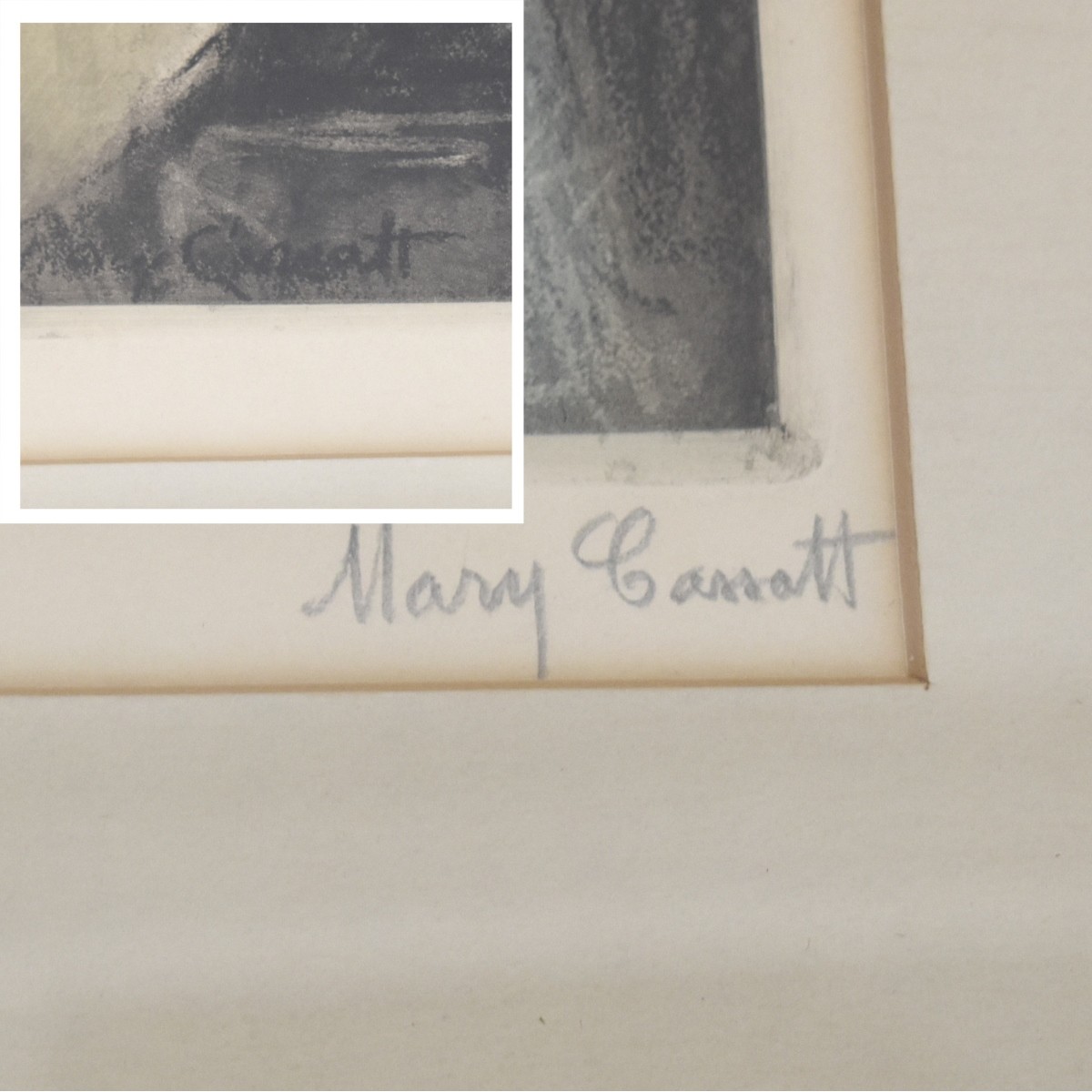 Mary Cassatt (American 1844-1926) Etching