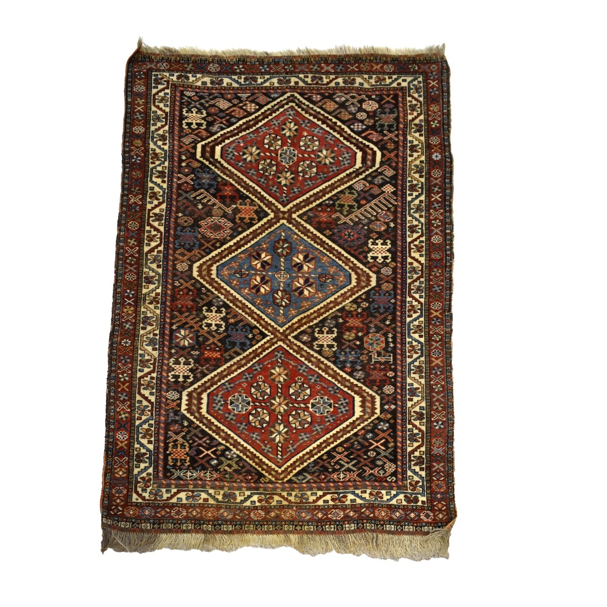 Antique Caucasian Kazak Rug