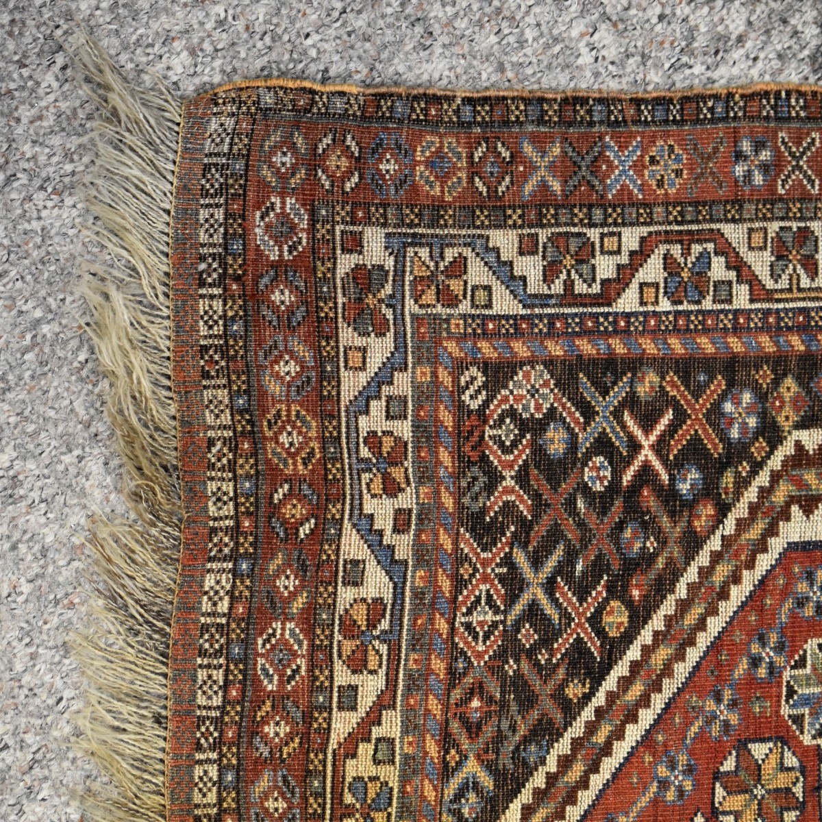 Antique Caucasian Kazak Rug