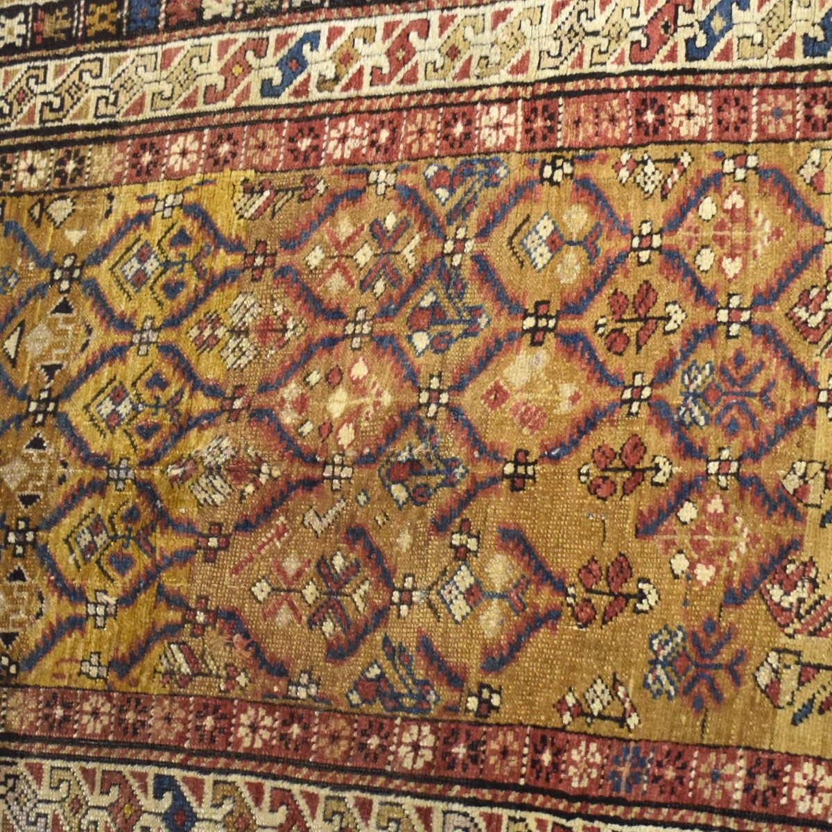 Antique Caucasian Rug