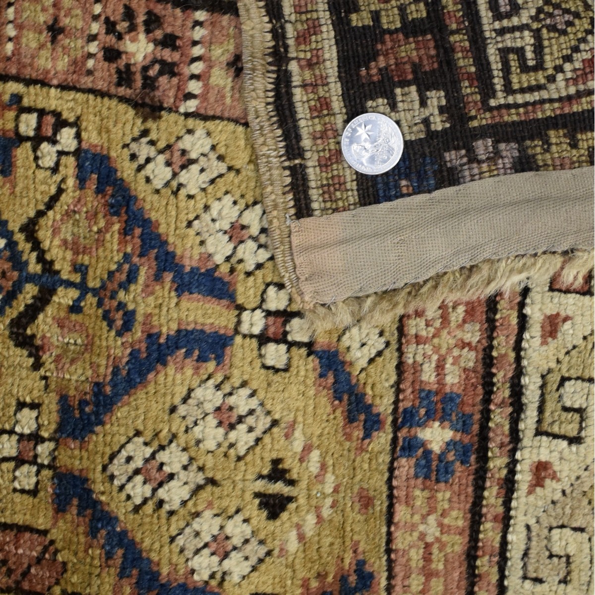 Antique Caucasian Rug