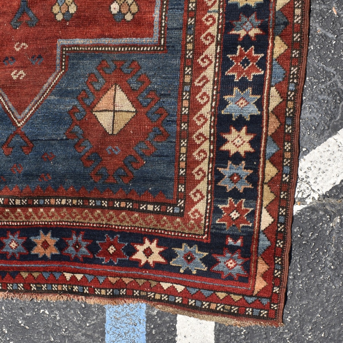 Antique Kazak Rug