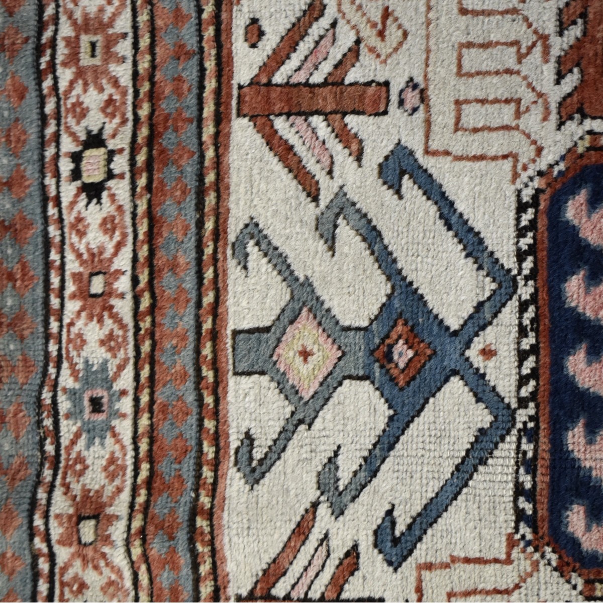 Semi Antique Kazak Rug