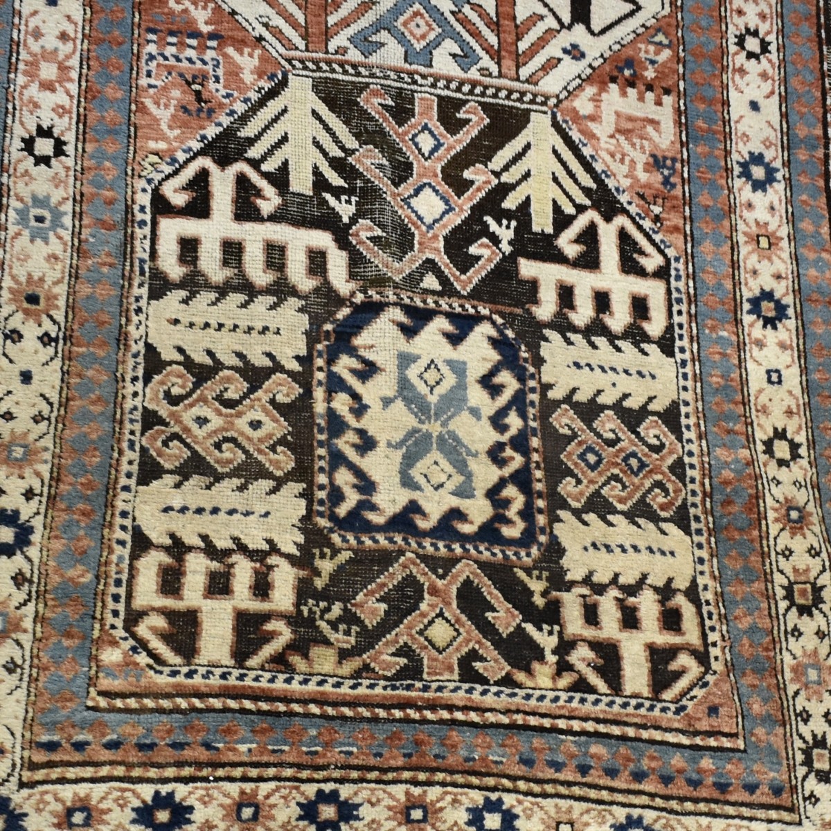 Semi Antique Kazak Rug