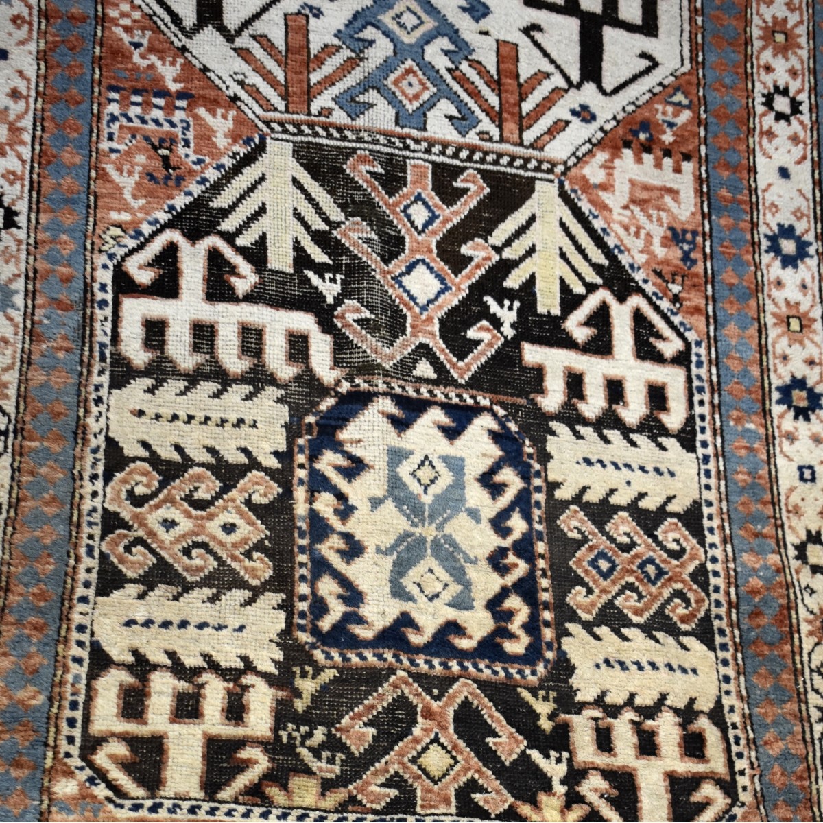 Semi Antique Kazak Rug