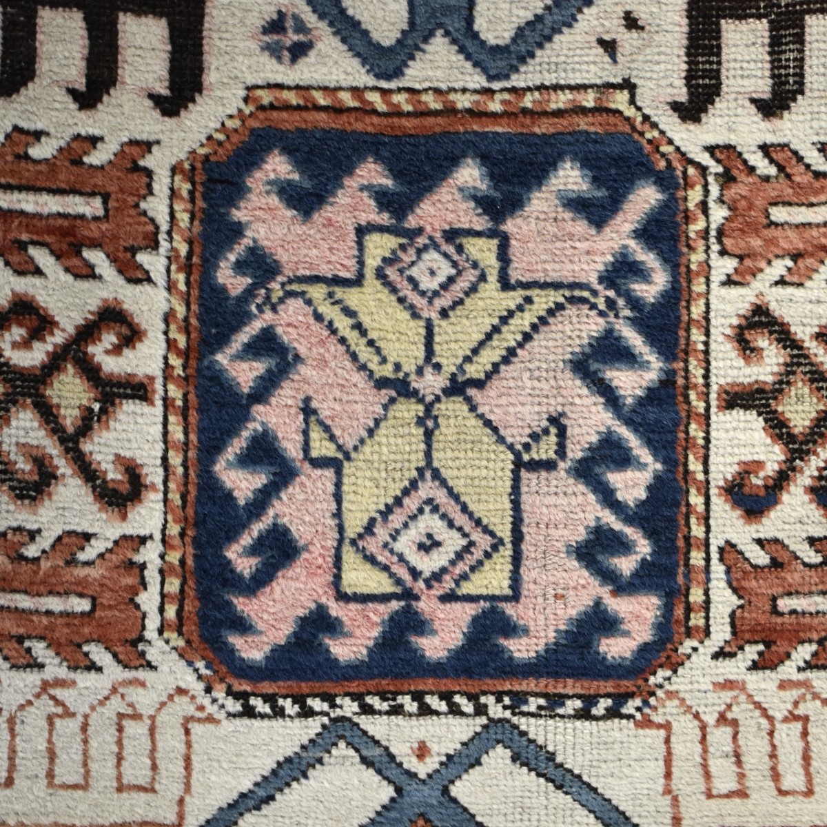 Semi Antique Kazak Rug