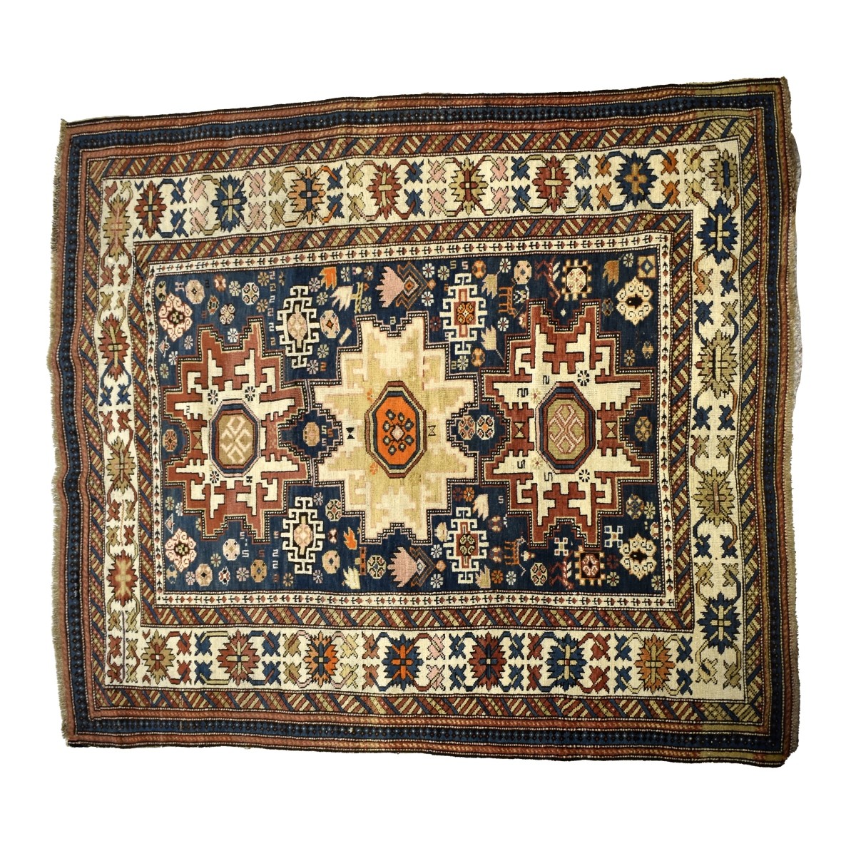 Antique Turkish Shirvan Rug