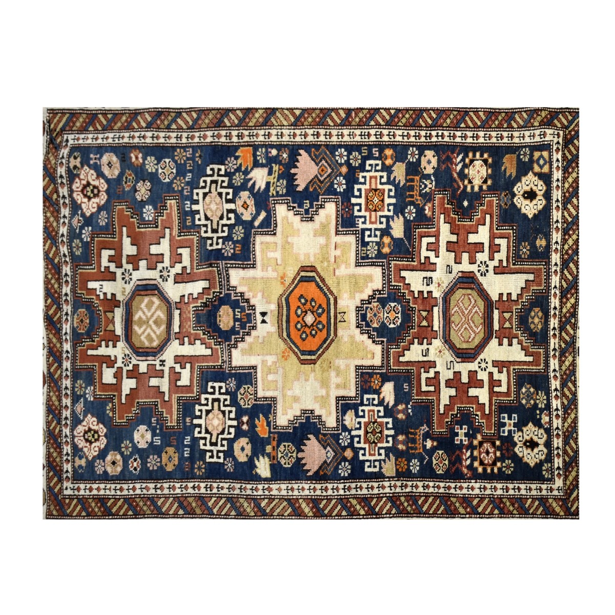 Antique Turkish Shirvan Rug