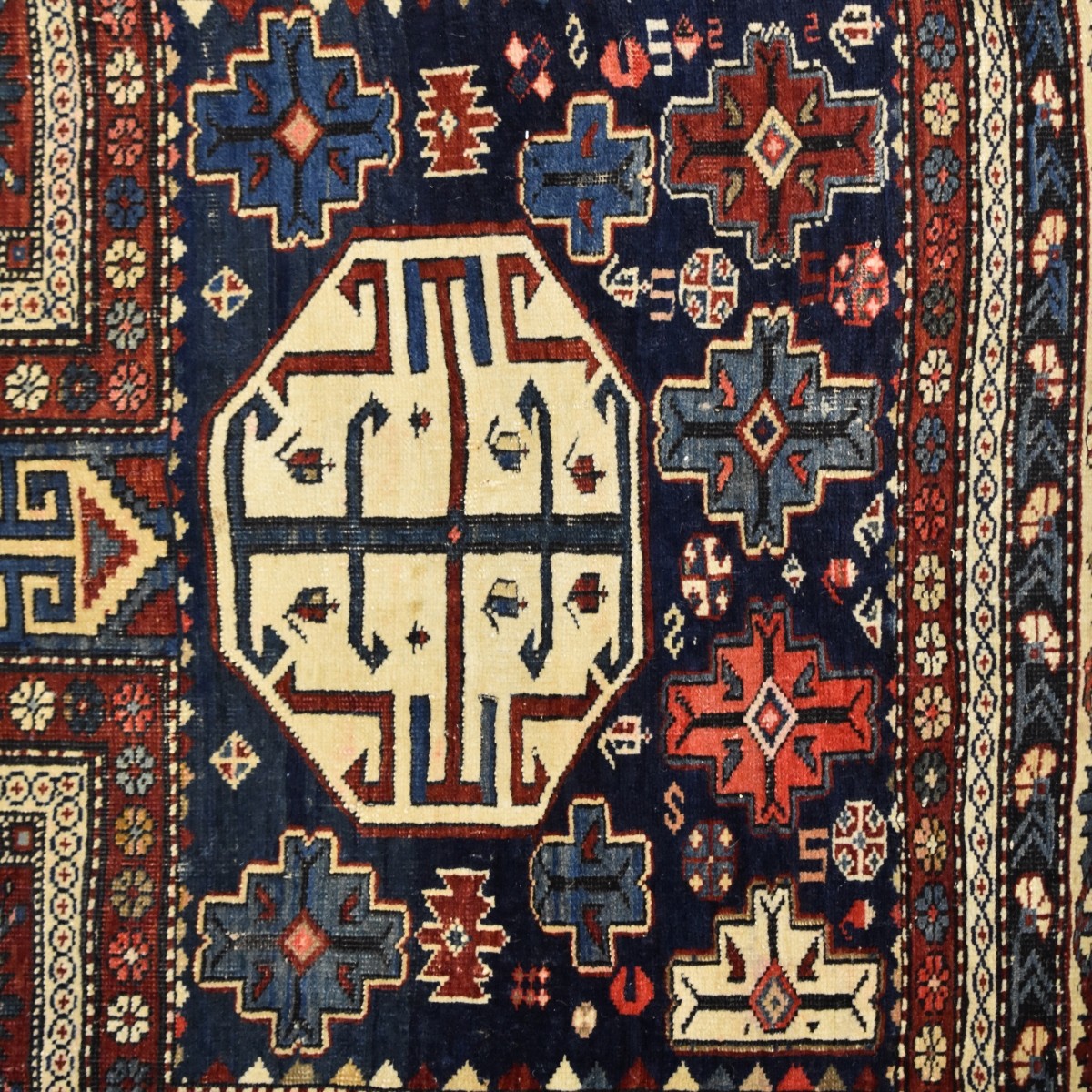 Antique Turkish Caucasian Rug