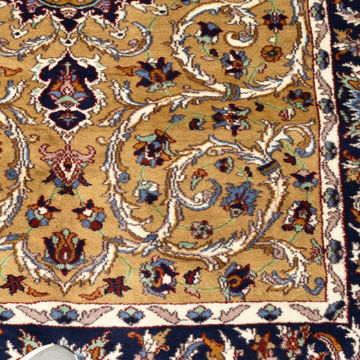 Semi Antique Indo Isfahan Rug