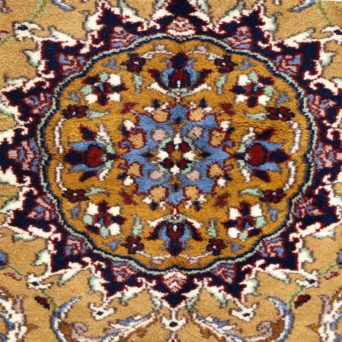 Semi Antique Indo Isfahan Rug