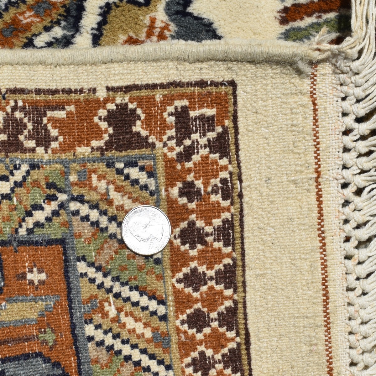 Semi Antique Indo Cabestan Rug