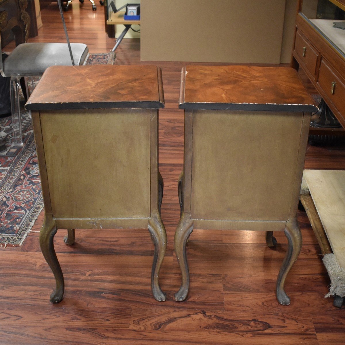 Pair of Italian Florentine Night Stands