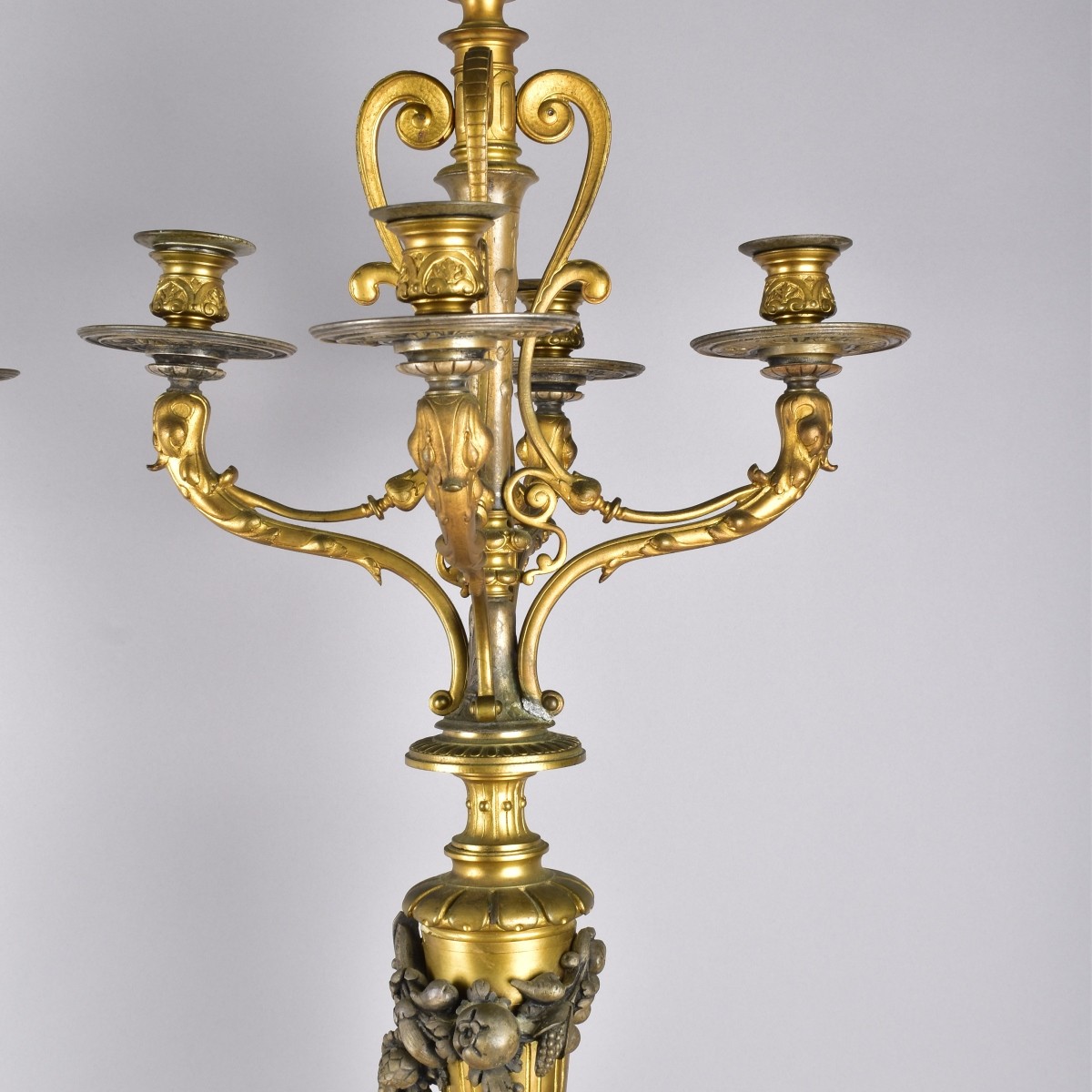 Pair of French Candelabra Lamps