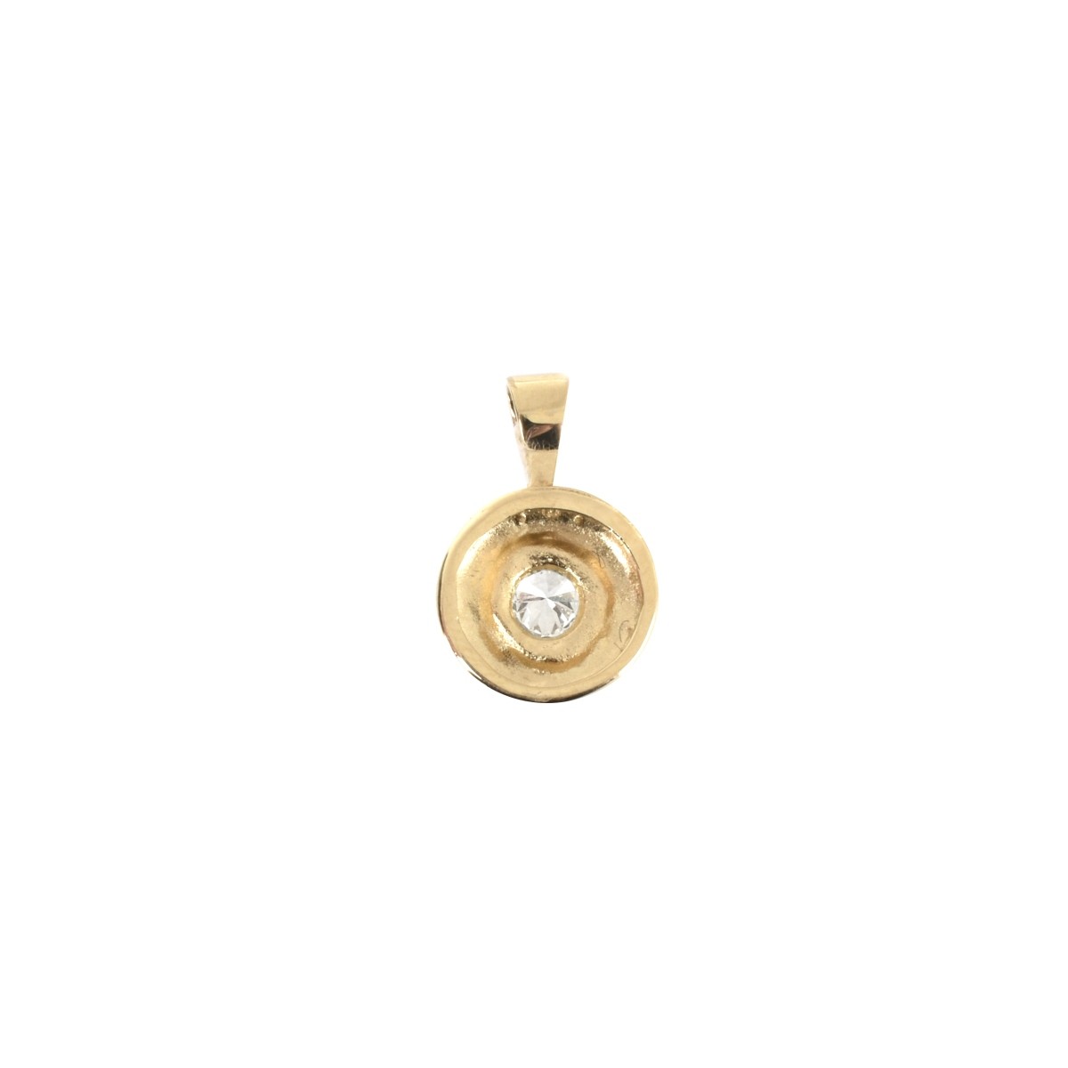 Diamond and 14K Pendant