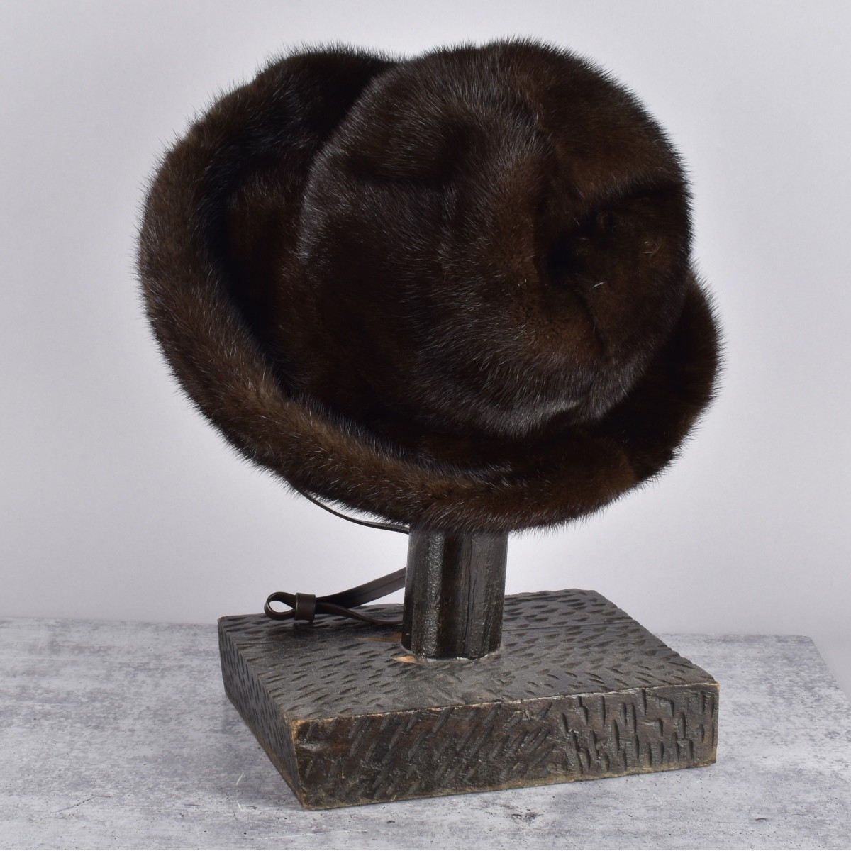 Ladies Mink Dark Ranch Brim Hat