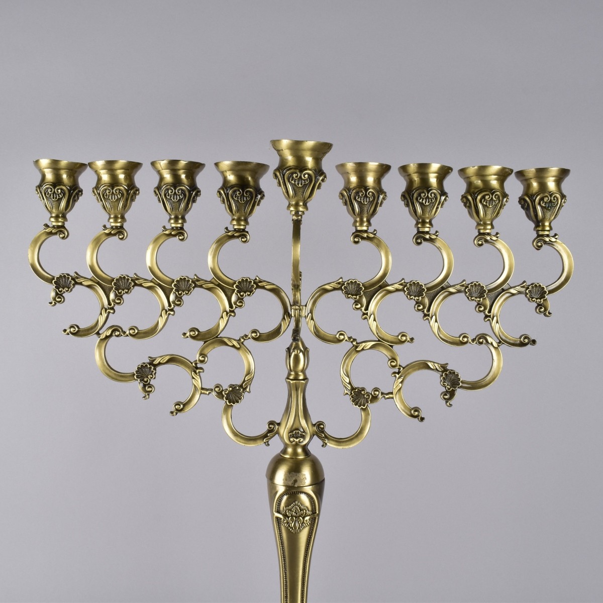 Large Brass Menorah