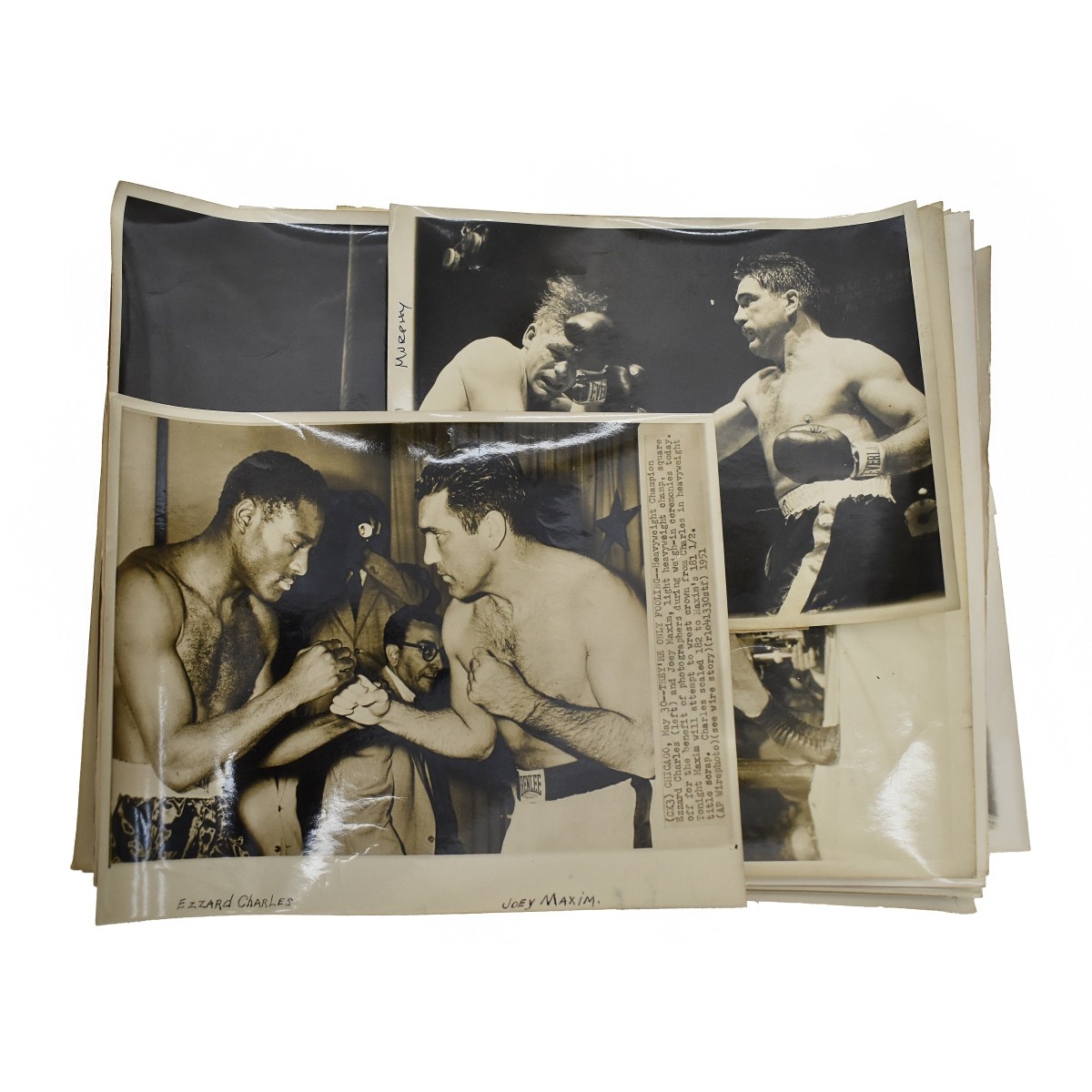 22 Boxing Matches 1951 Press Photos