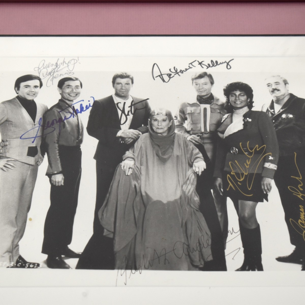 Two Star Trek Autographed Cast Photos