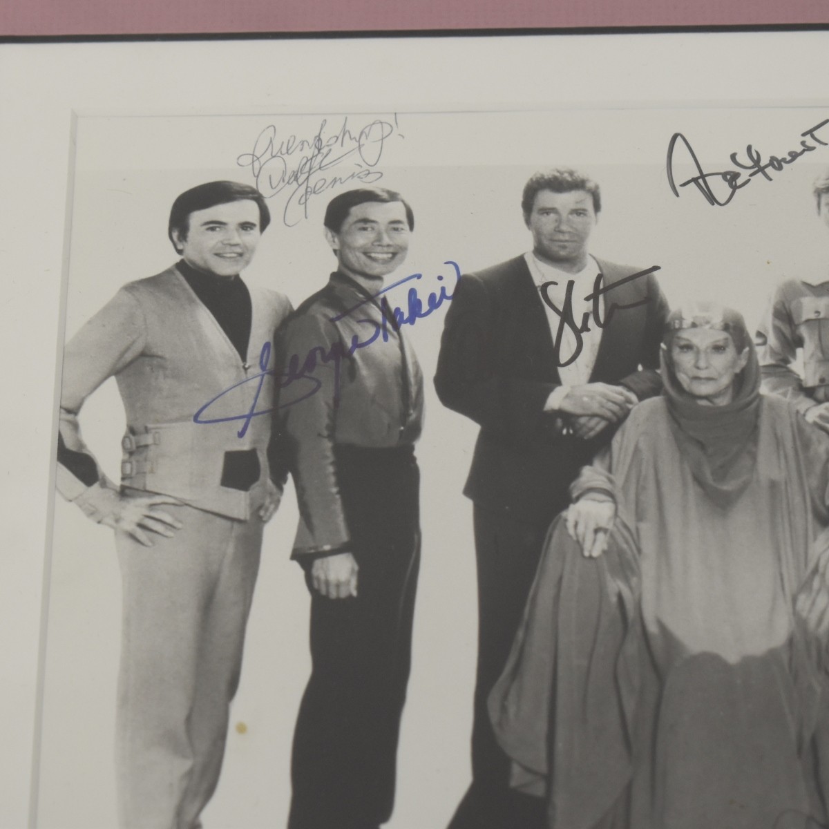 Two Star Trek Autographed Cast Photos