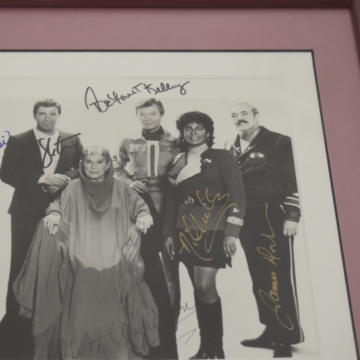 Two Star Trek Autographed Cast Photos