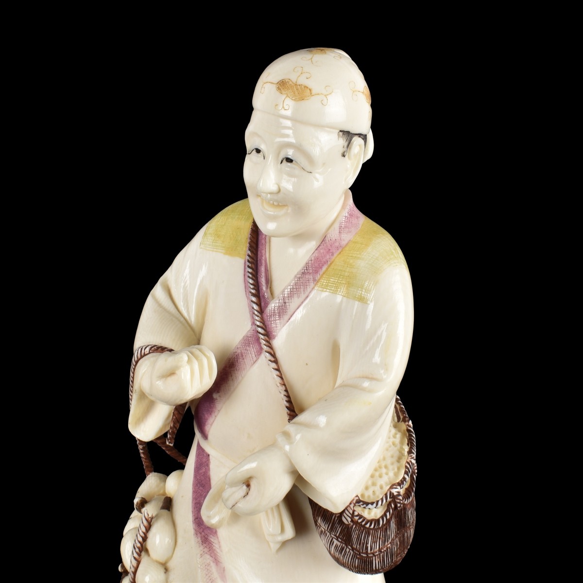Antique Japanese Carved Figurine