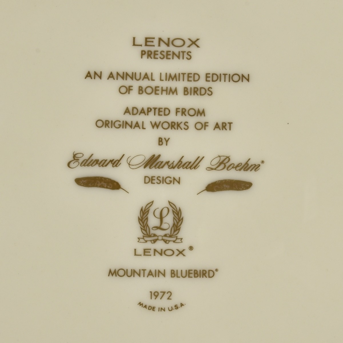 Lenox Limited Edition Plates