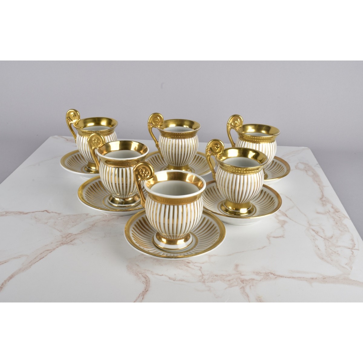 RPM Porcelain Cups and Saucers