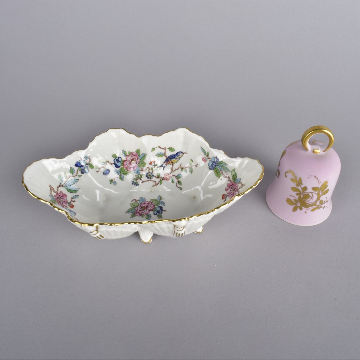 Four Porcelain Table Items