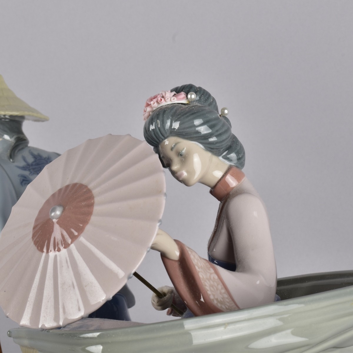 Lladro Rickshaw Ride Porcelain Figuring