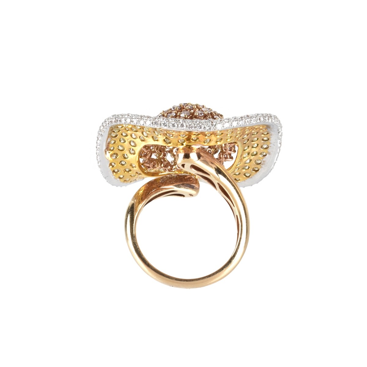 Diamond and 18K Ring