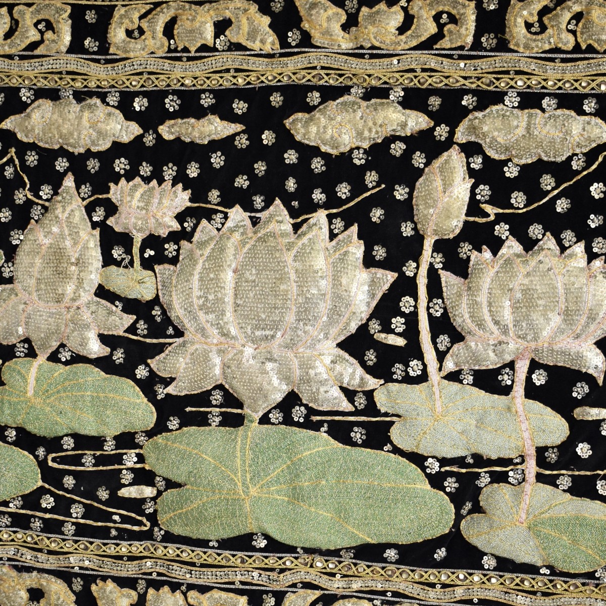 Large Thai Embroidered Panel