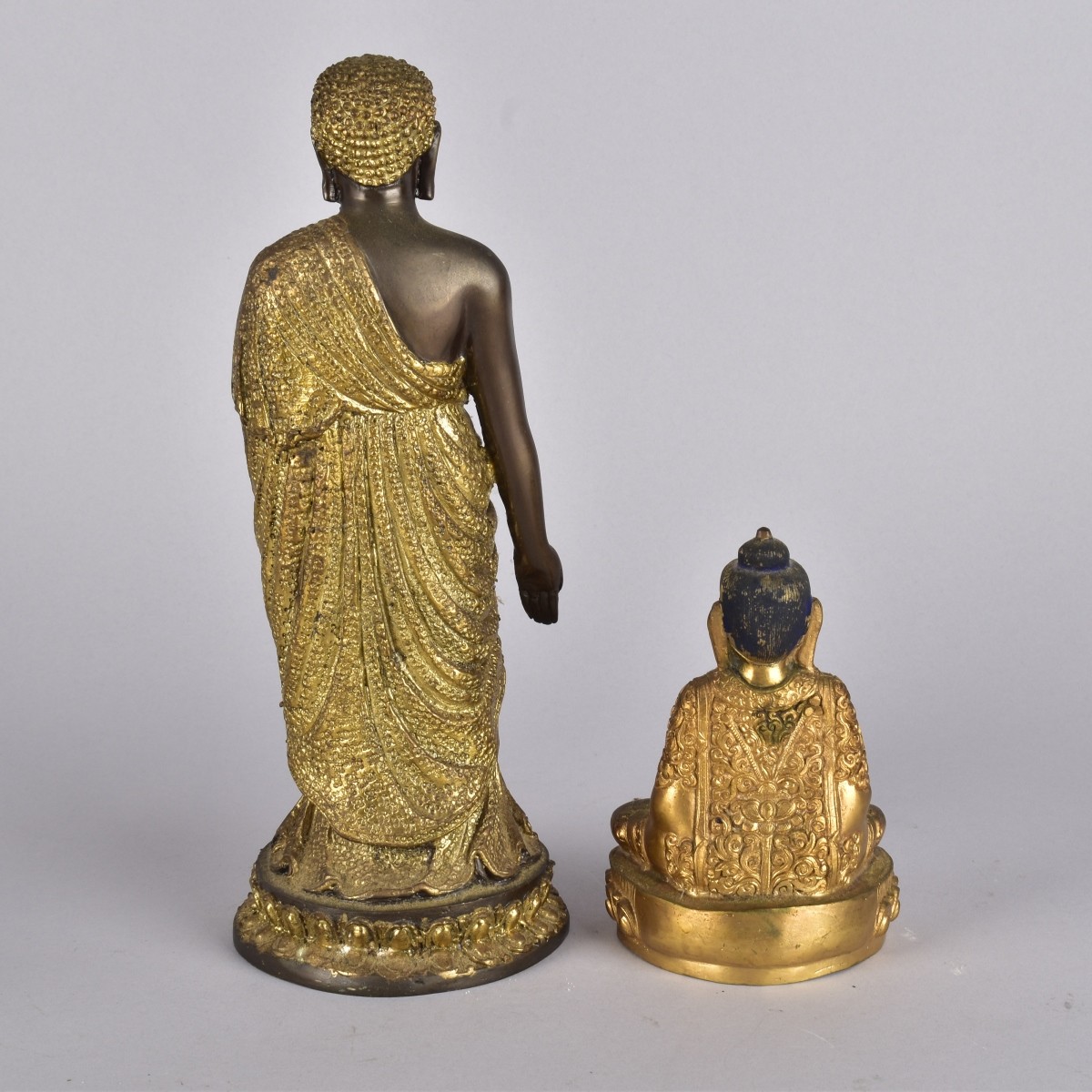 Two Oriental Bronze Sculptures