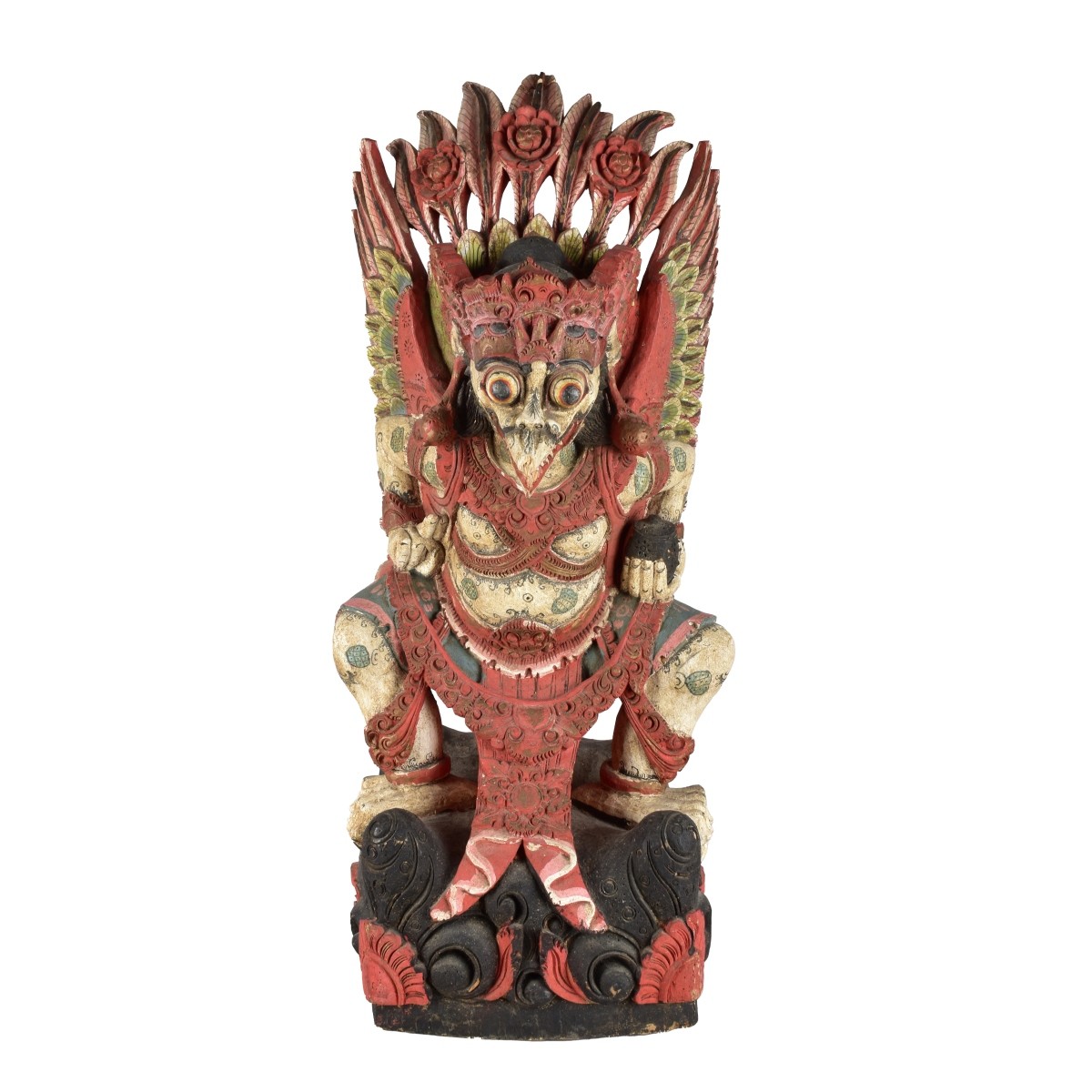 Mid 20th C. Balinese Garuda Sculpture