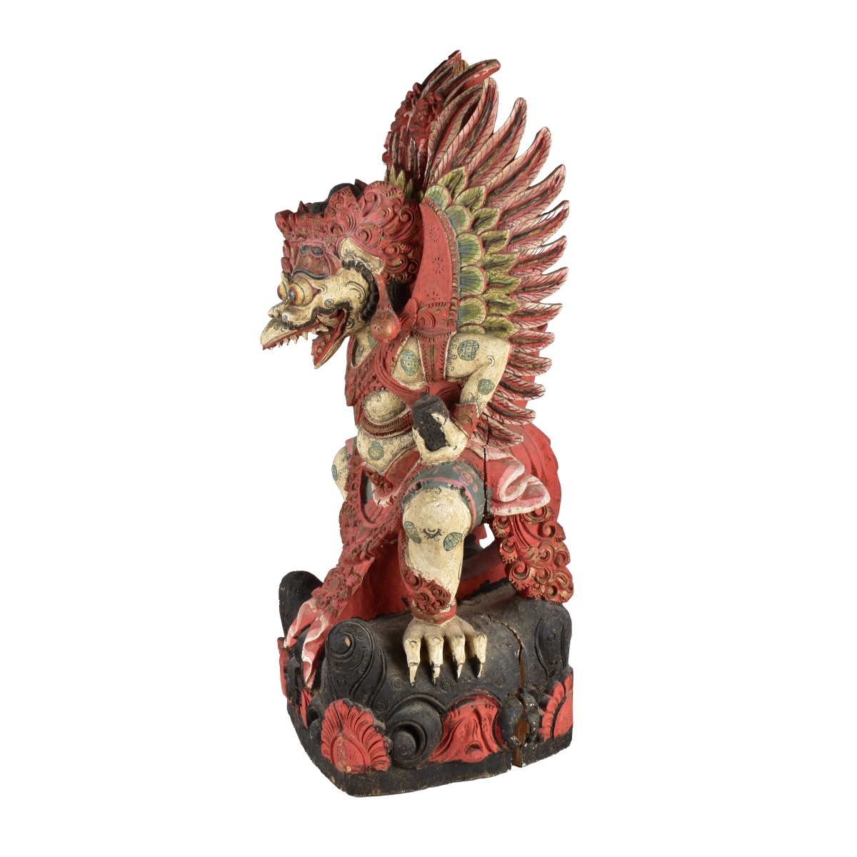 Mid 20th C. Balinese Garuda Sculpture