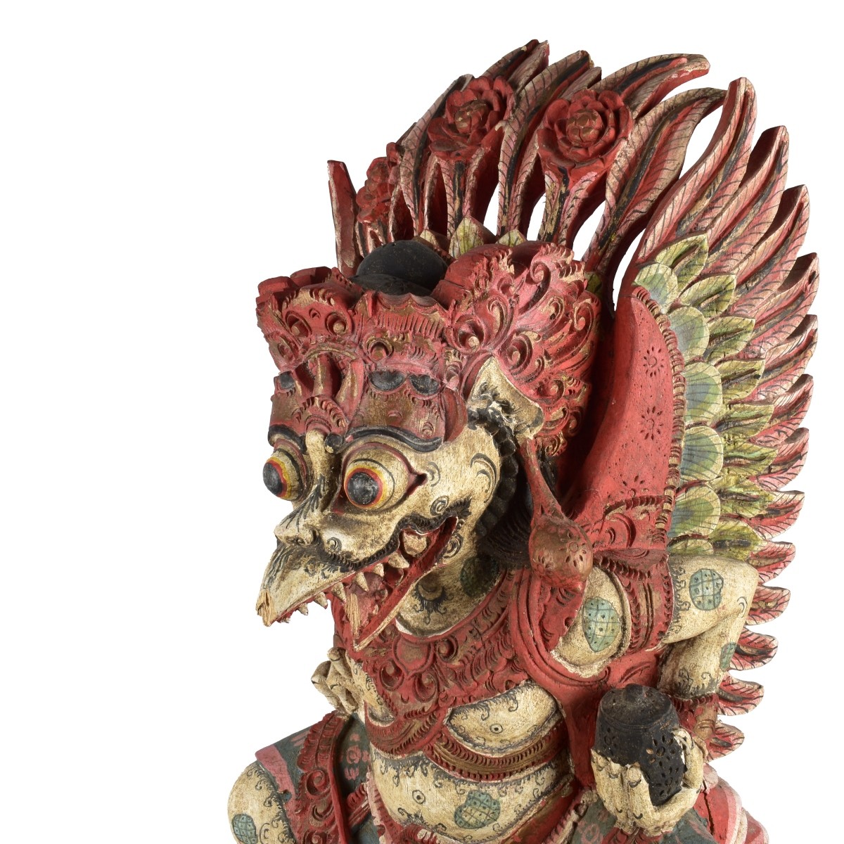 Mid 20th C. Balinese Garuda Sculpture