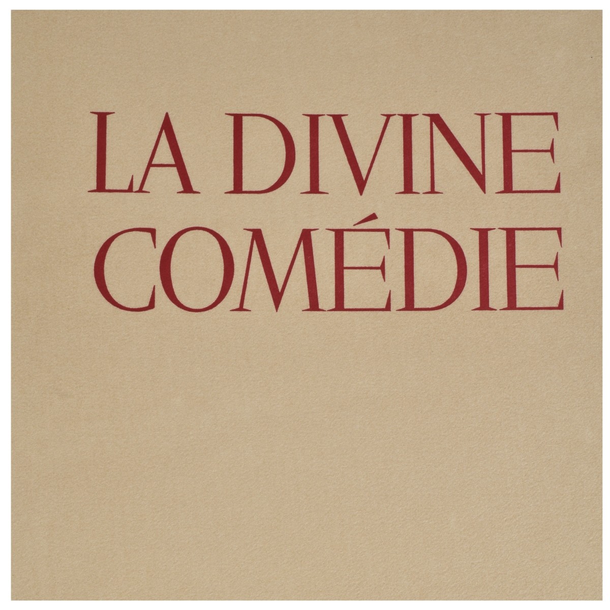 Dali, Spanish (1904-1989) Dante La Divine Comedie