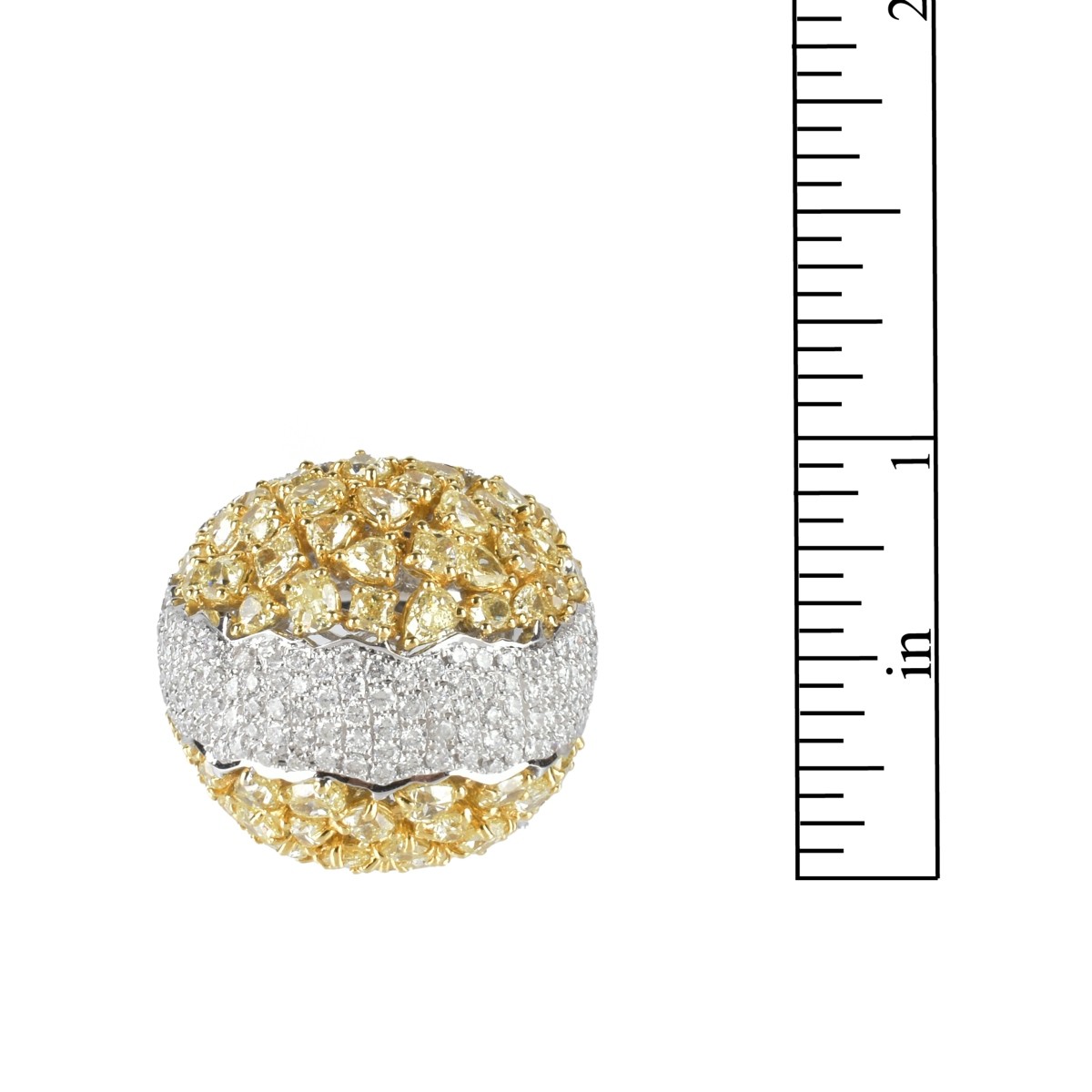 Diamond and 18K Ring