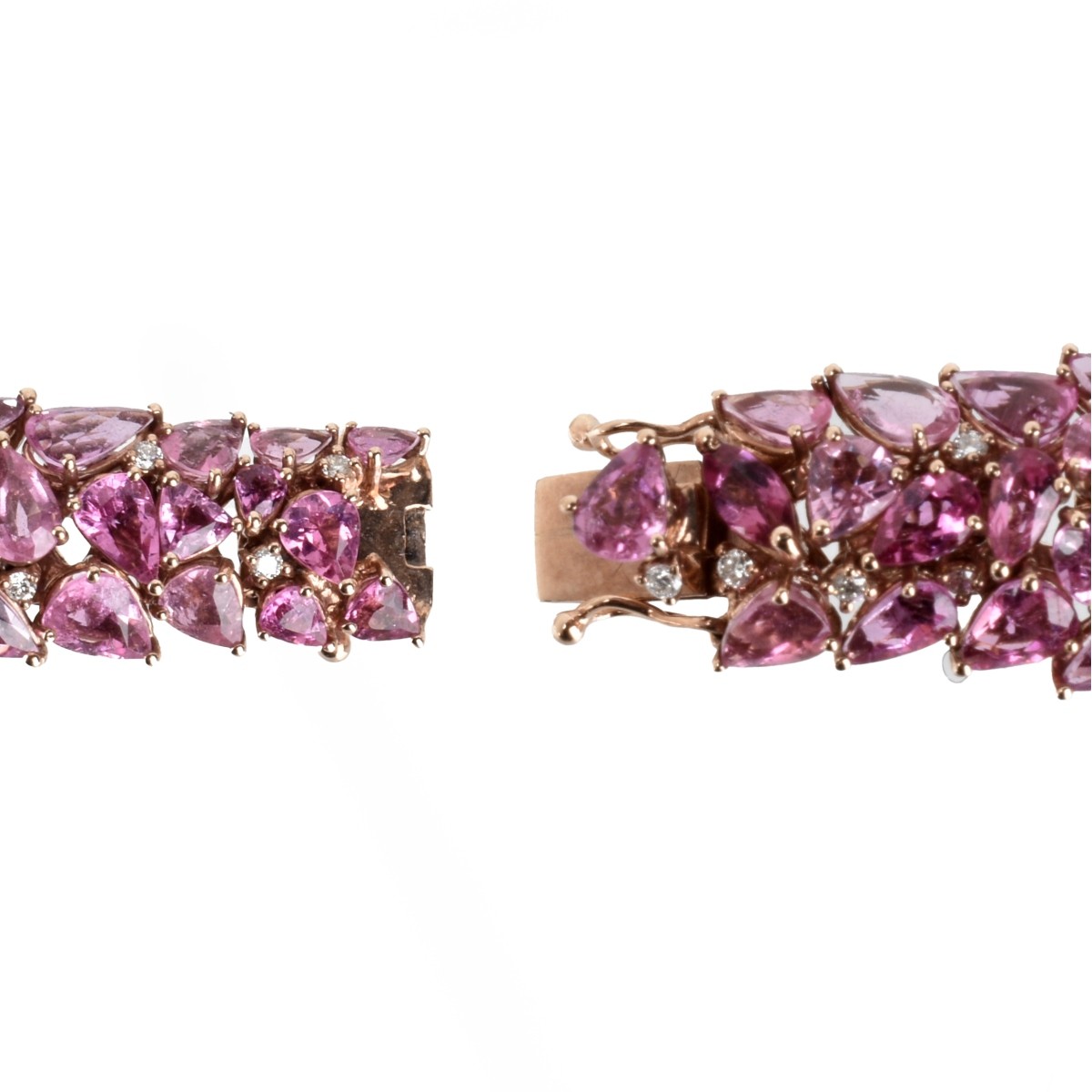 Tourmaline, Diamond and 18K Bracelet