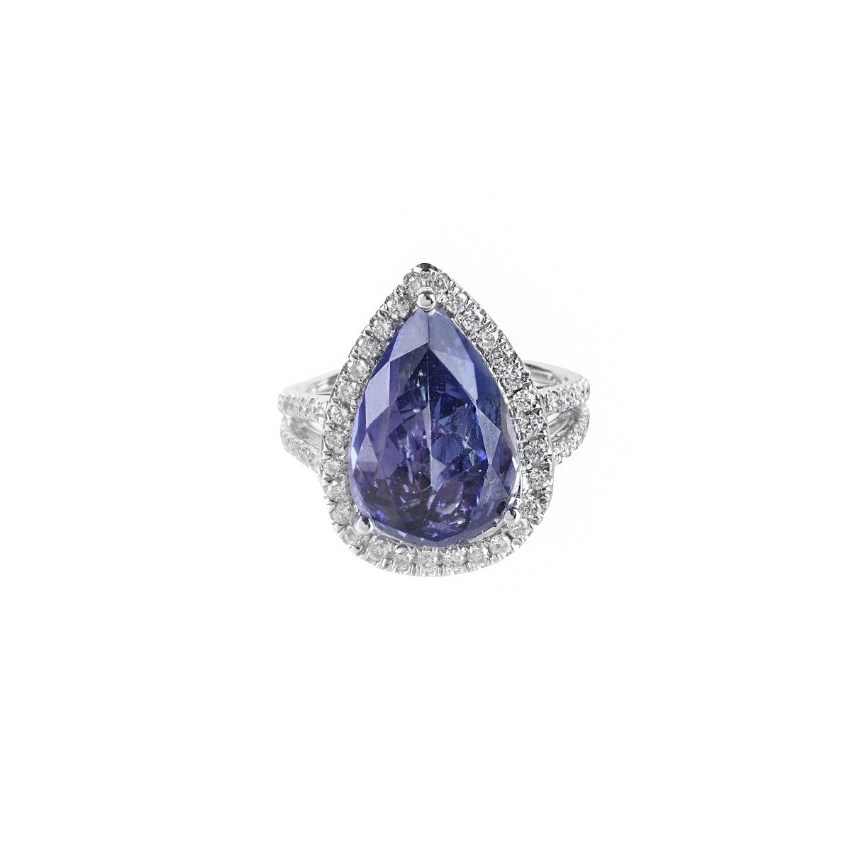 Tanzanite, Diamond and 18K Ring