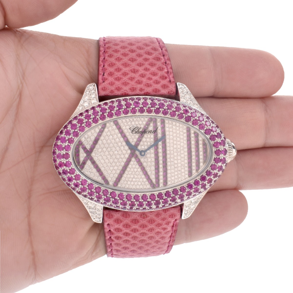 Chopard Diamond, Ruby, 18K Watch