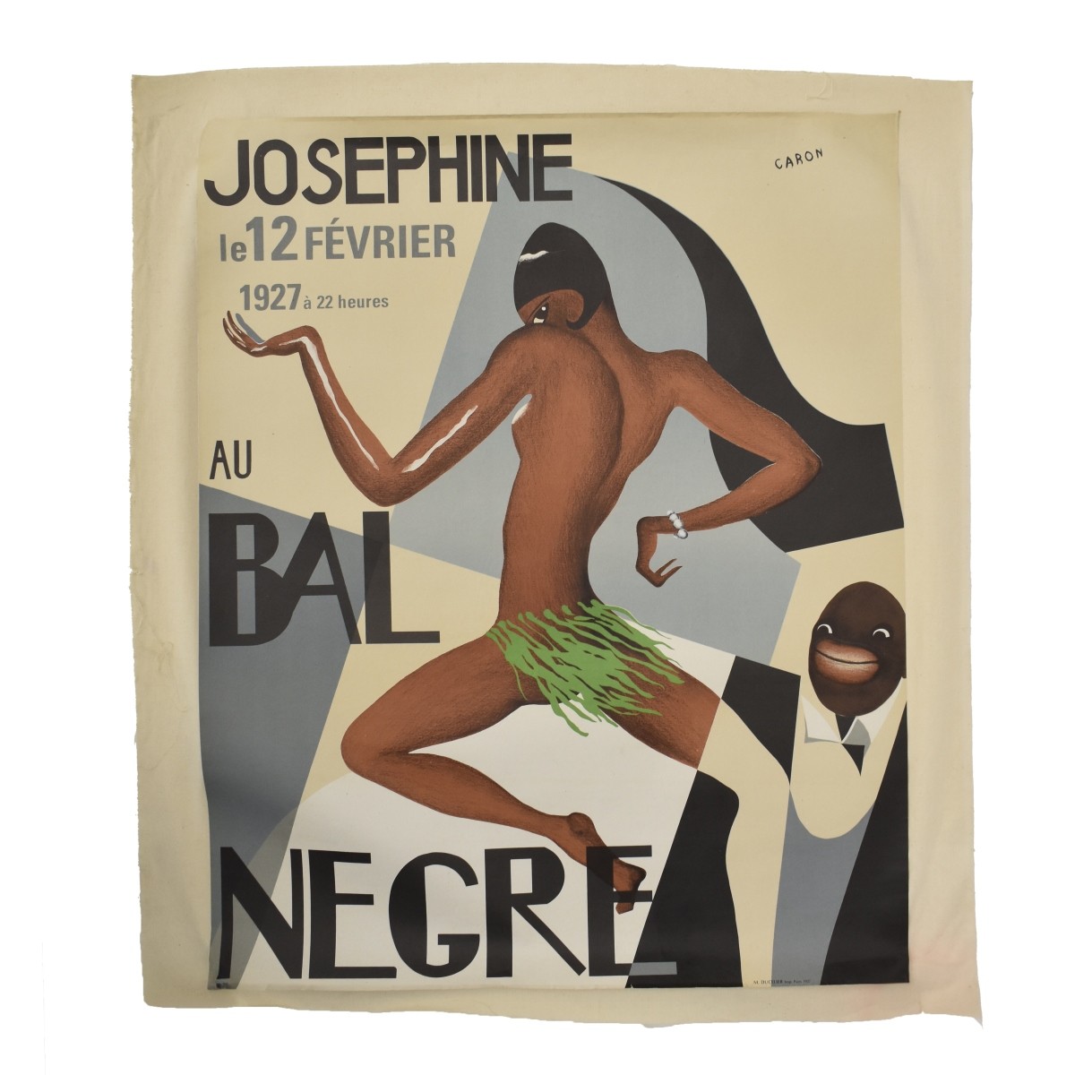 Vintage Josaphine Baker Advertising Poster