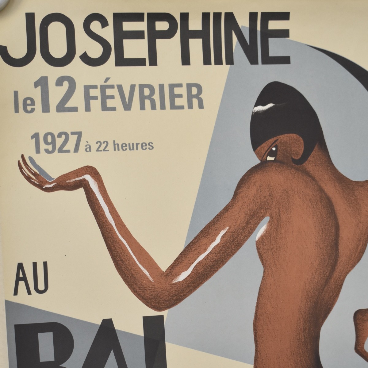 Vintage Josaphine Baker Advertising Poster