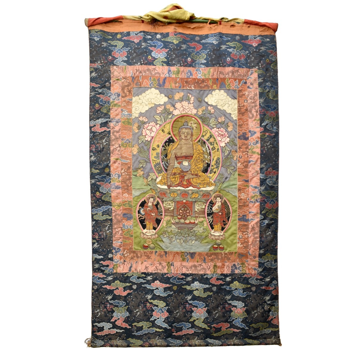 Antique Tibetan Thangka Tapestry