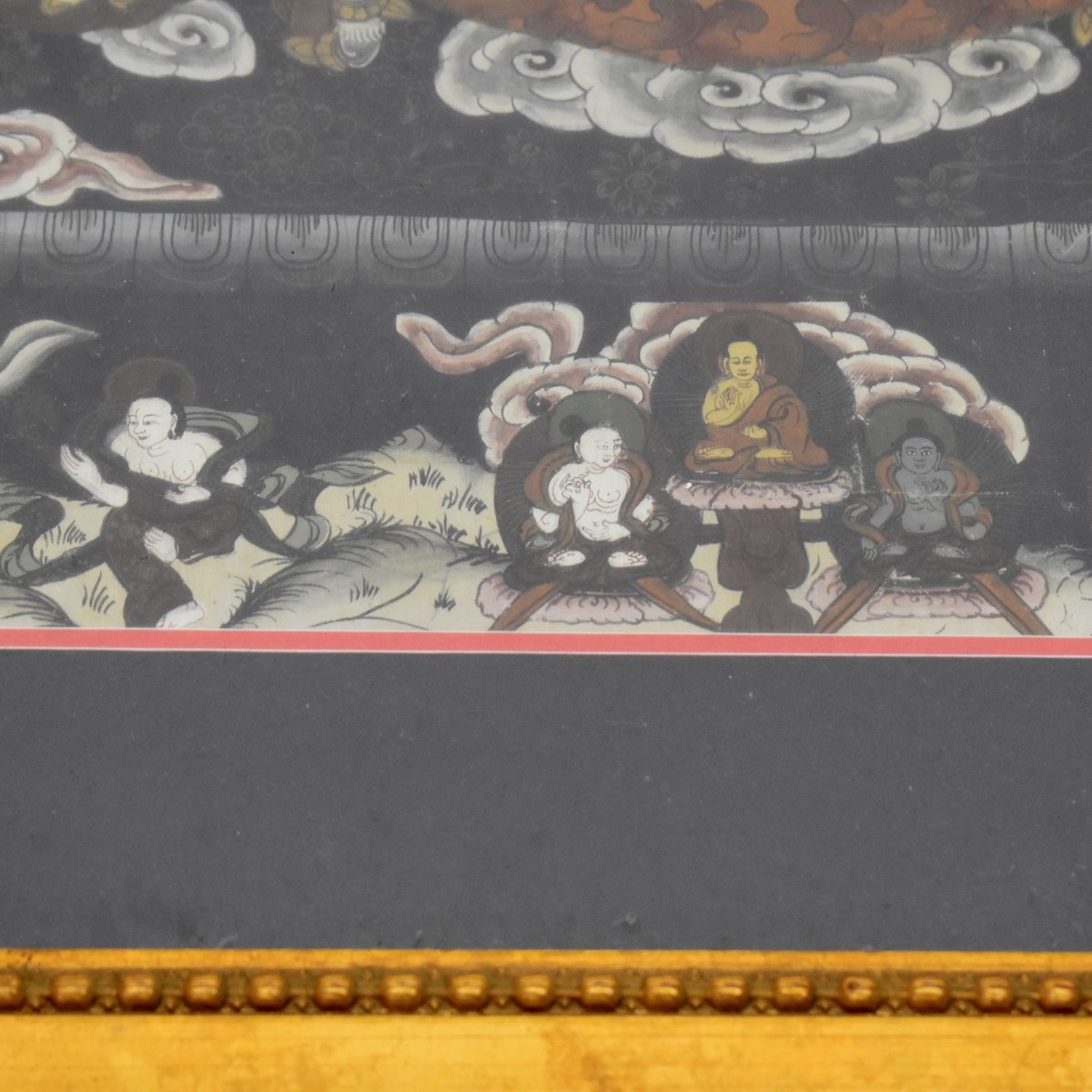 Antique Tibetan Thangka Painting