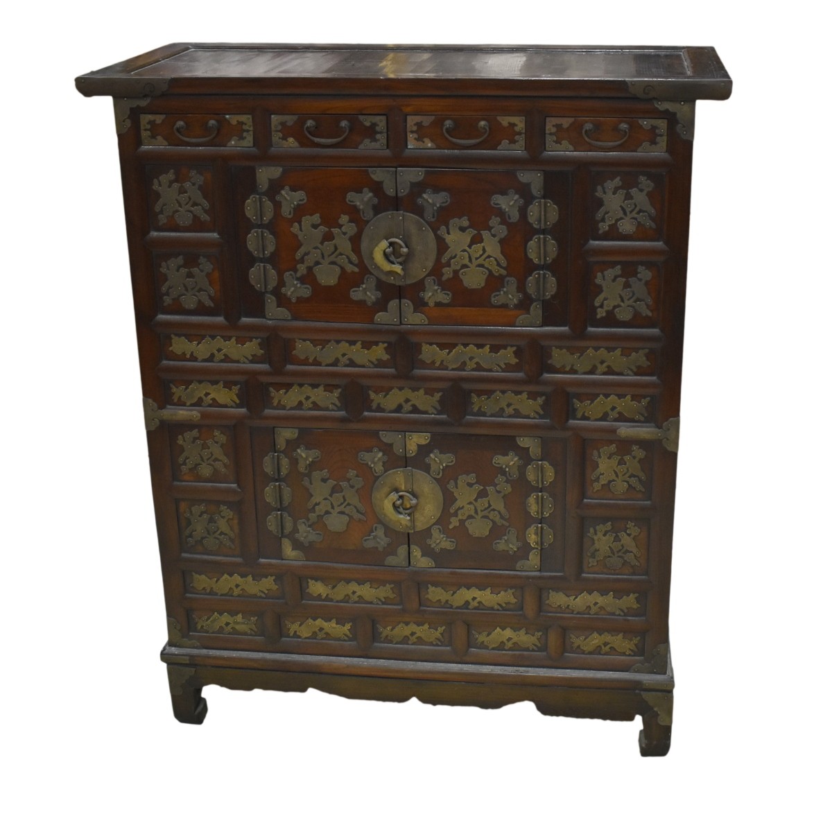 Antique Asian Wood Chest