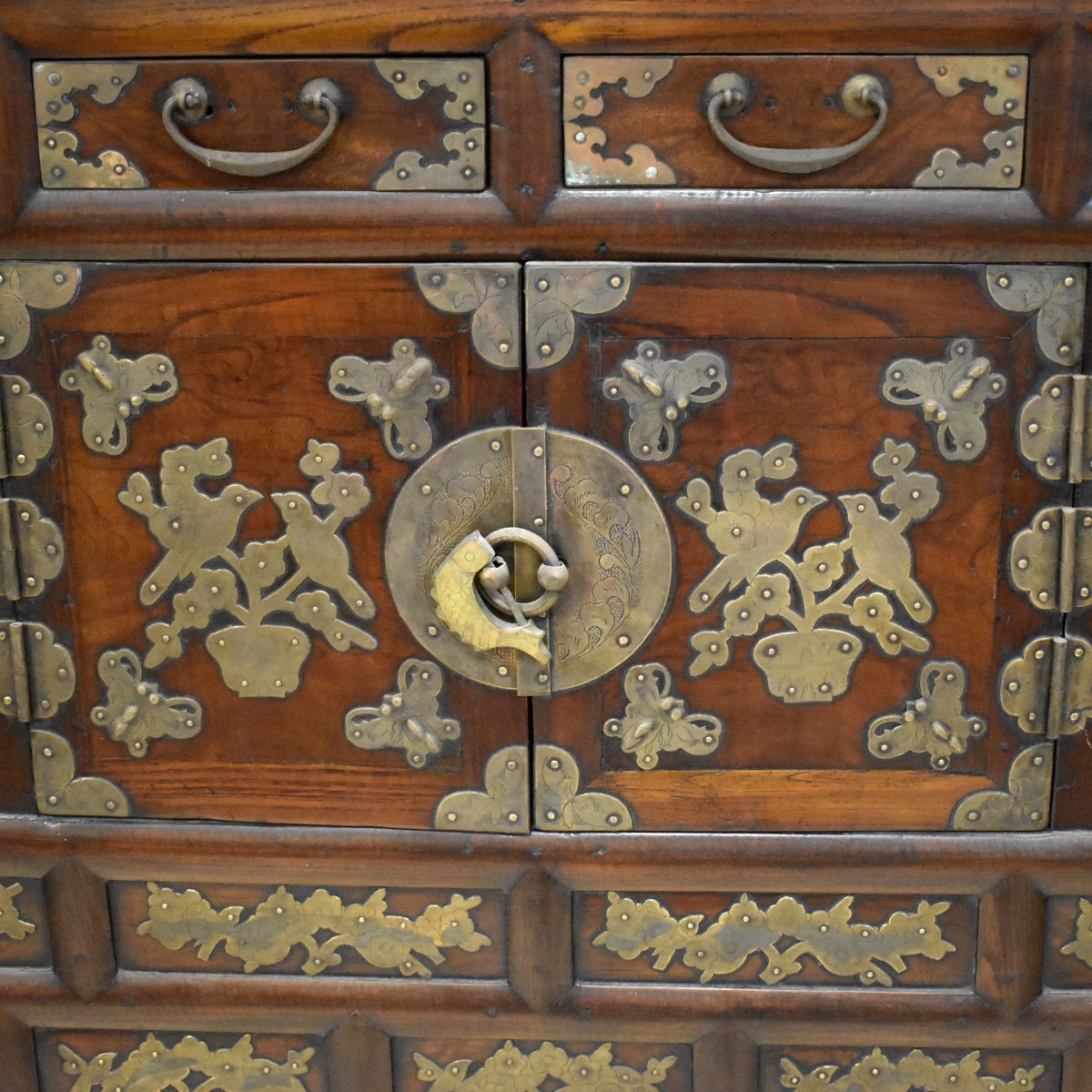 Antique Asian Wood Chest