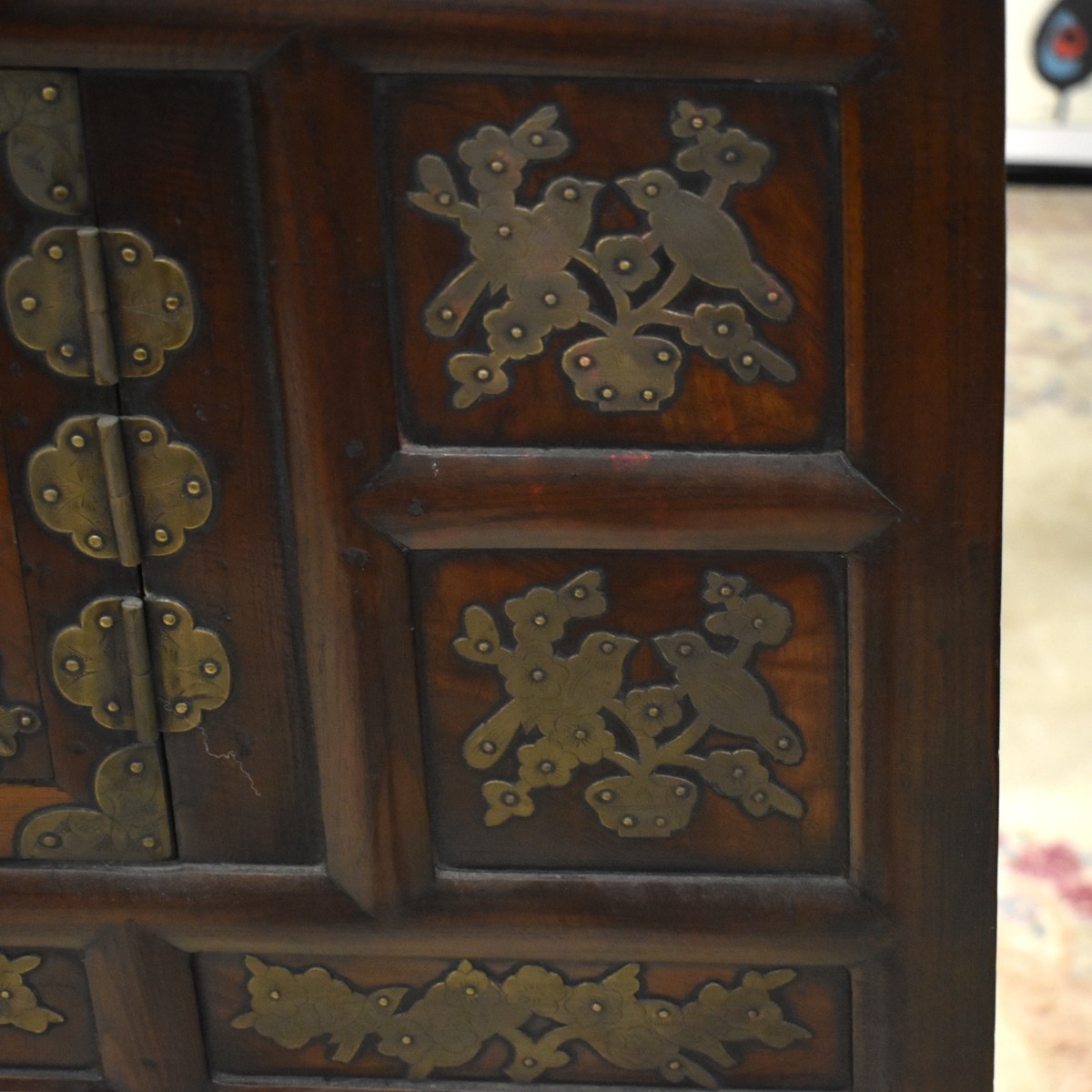 Antique Asian Wood Chest