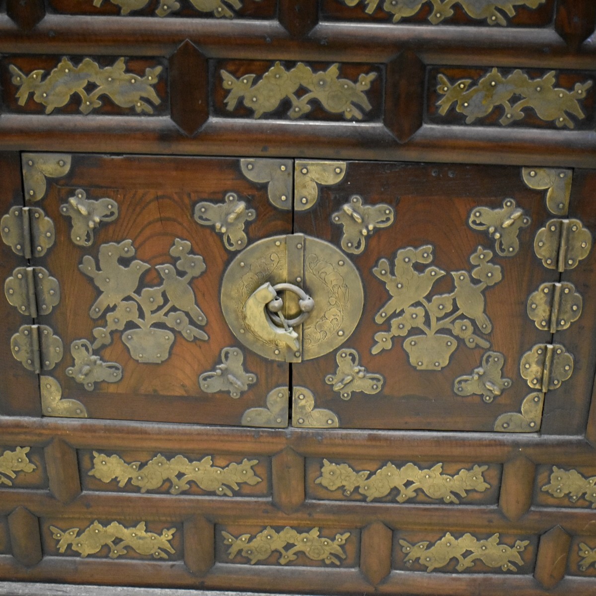 Antique Asian Wood Chest